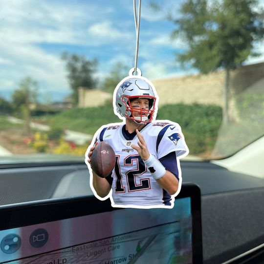 Discover Tom Brady Car Air Freshener, Gift for Sports Lovers