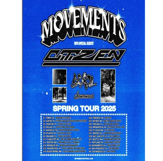 Discover Poster CITIZEN Spring Tour 2025 Poster, gift for fans