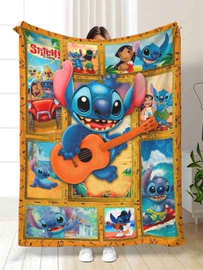 Discover Personalized Name Stitchh Blanket, Lilo And Stitchh Blanket