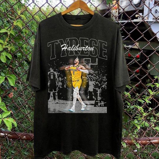 Discover Indiana basketball player Tyrese Haliburton's vintage shirt