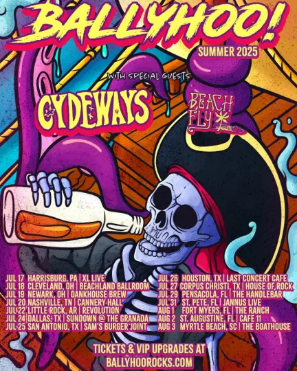 Discover Poster Ballyhoo! Summer Tour 2025 Poster, gift for fans