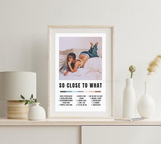 Discover Tate McRae So Close To What Track List Poster Prints