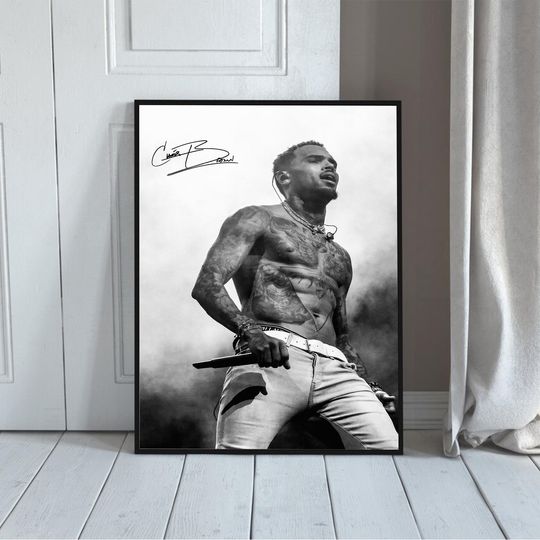 Discover New Chris Brown Digital file 2025 Poster