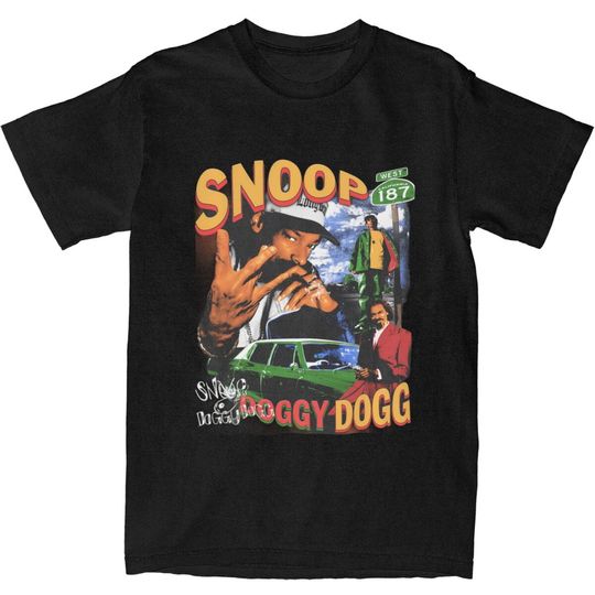 Discover Snoop Dogg Vintage Bootleg T Shirt For Fan Snoop Doggy T-Shirt