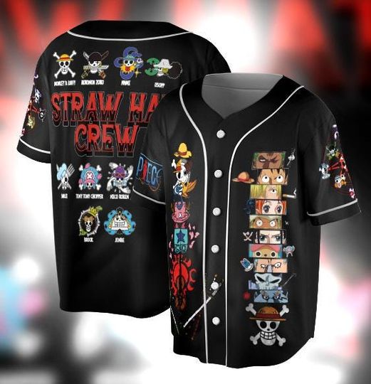 Discover One Piece Characters Jersey, Monkey D Luffy