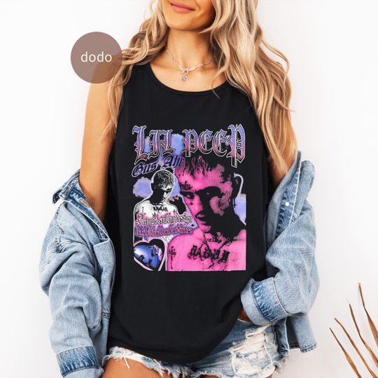 Discover Lil Peep Tank Top, Fan gifts, Come Over When You're Sober Album