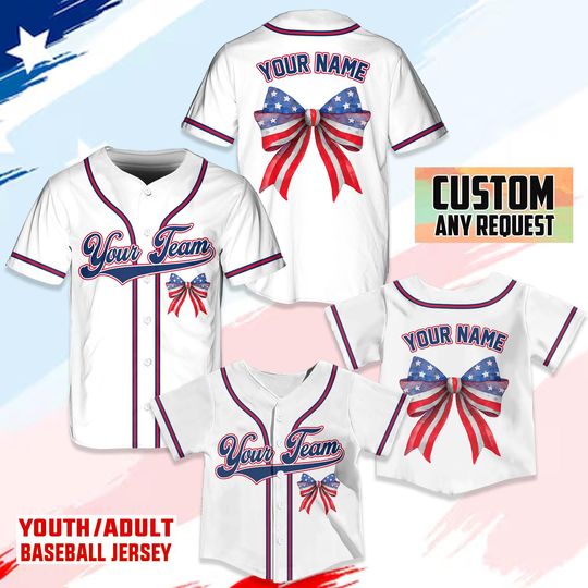 Discover Independence Day America Baseball Jersey, 4th Of July Jersey, Custom USA Jersey