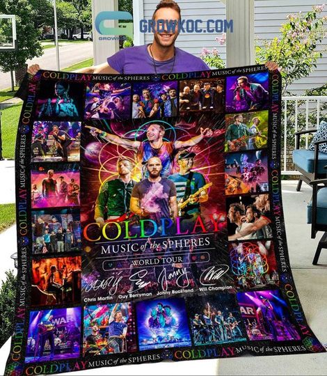 Discover Coldplay Music Of The Spheres World Tour Fleece Blanket – Soft Cozy Fan Gift