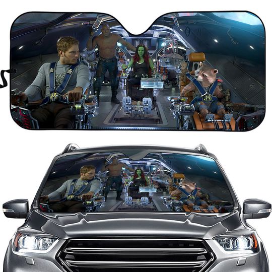 Discover Guardians Galaxy Car Sun Shade | Star Lord Mantis Car Sunshade