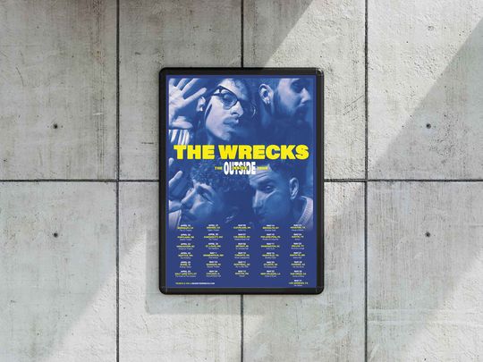 Discover The Wrecks Outside The Inside Tour 2025 Poster