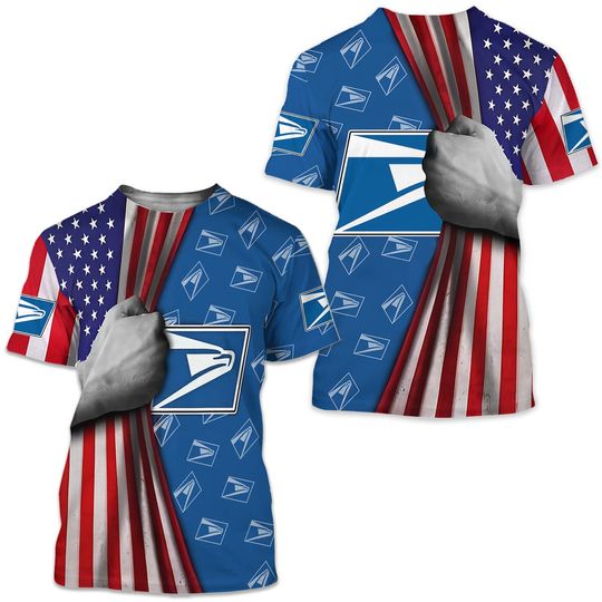 Discover Postal Service Shirt, Postal Worker 3D All Over Printed