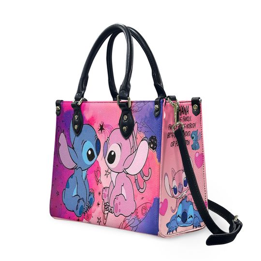 Discover Stitchh Lilo Love Cartoon Women Leather Handbag, Women Shoulder Bag