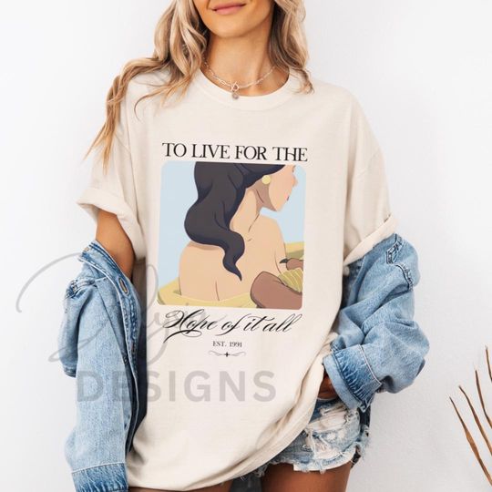 Discover To Live For The Hope Of It All Shirt, Subtle Taylor Hope Of It All Rose Princess Shirt