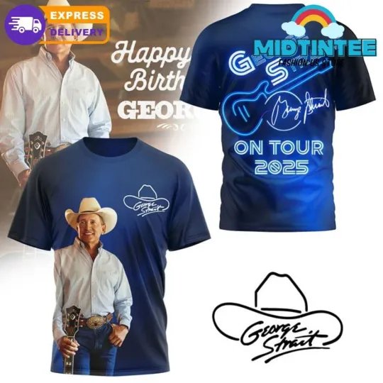 Discover Georges Strait Country Singer On Tour 2025 Shirt