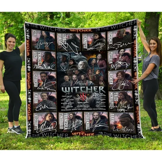 Discover The Witcher Quilt Blanket – Geralt of Rivia | Premium TV Series Bedding Gift