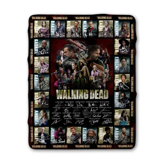 Discover The Walking D Blanket, Horror Movies Fleece, Sherpa Blanket Super Soft Cozy