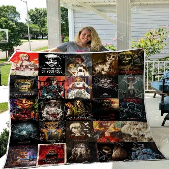 Discover Annabelle Blanket, Horror Movie Fleece, Sherpa Blanket Soft and Cozy Luxury