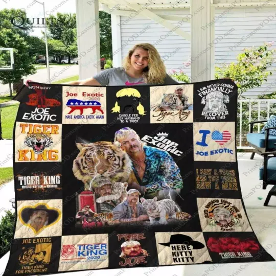 Discover Tiger King Blanket, Tiger King TV Series Fleece, Sherpa Blanket Soft and Cozy