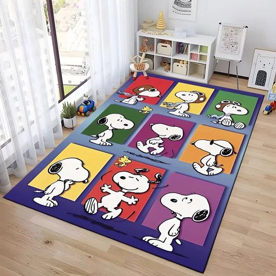 Discover Disneyyy Cartoon Snoopy Dog Area Rug