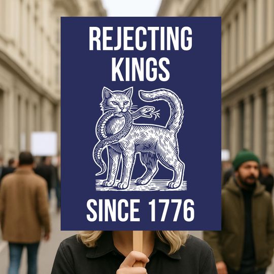 Discover Rejecting Kings Since 1776 Anti Trump Poster Protest March Sign Anti Fascism Fascist