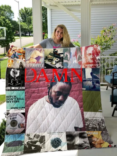 Discover Kendrick Lamar Albums Quilt Blanket For Fans Ver 17