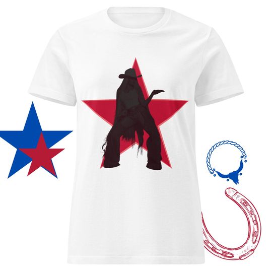 Discover Cowboy Carter Beyonc-Inspired Tee  Red Star Western Shirt, Rodeo Country Concert Shirt