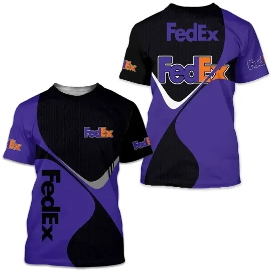 Discover 2025 New Summer Hot Men's T-shirt Fedex 3d Printed T-shirt
