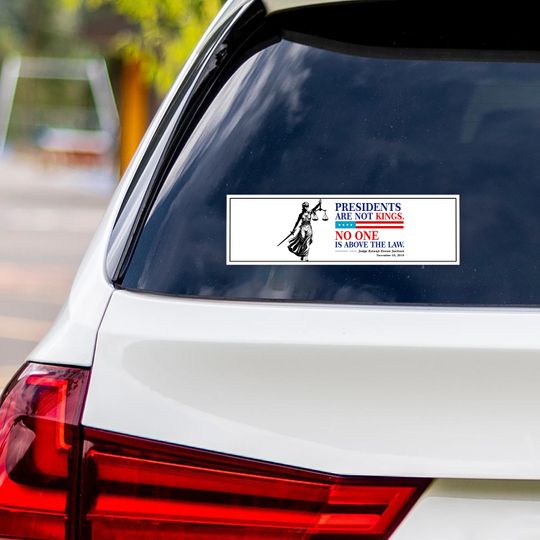 Discover No Kings In America Vinyl Sticker, Resist Hate Decal, Anti-Trump, Resist Racism RV Decals