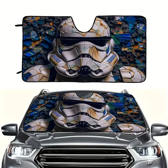 Discover Watercolor Stormtrooper Starr Warss Galaxy's Edge Car Windshield Sun Shade