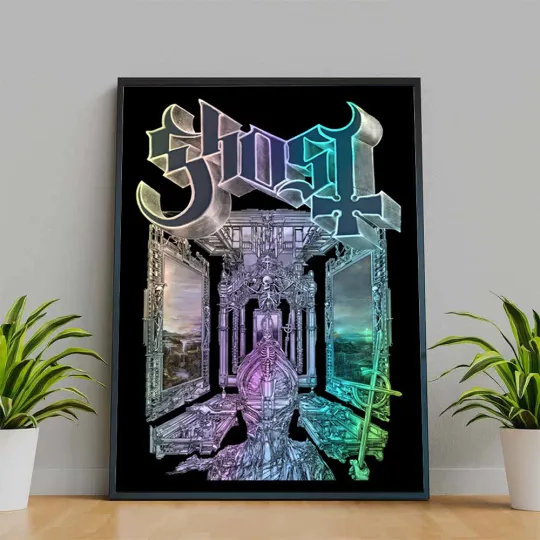 Discover Skeletá Limited Edition Rainbow Foil Tour 2025 Poster