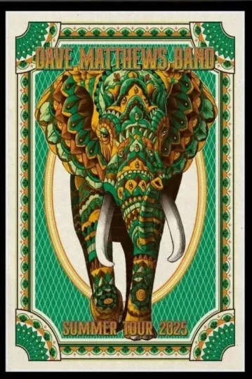 Discover Dave Matthews Band DMB 2025 Tour Poster