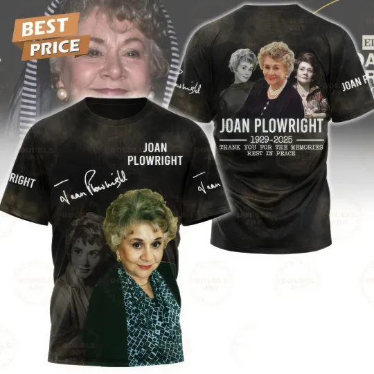 Discover Joan Plowright 1929 2025 Thank You Rest In Peace 3D T Shirt