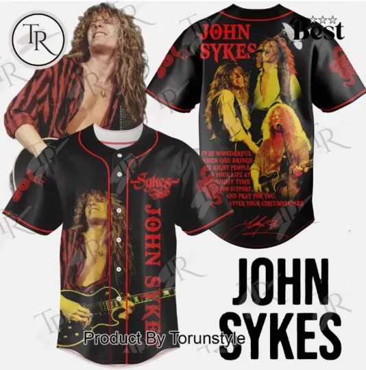 Discover John Sykes  2025 Baseball Jersey