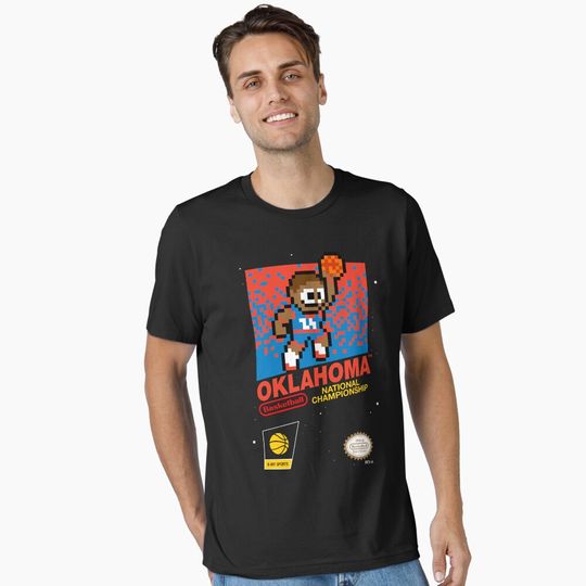 Discover Oklahoma City Thunder (8-bit Videogame Cart) Essential T-Shirt