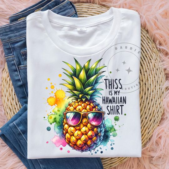 Discover Funny Hawaiian Shirt, Pineapple Shirt, Tropical Vacation Girls Shirt