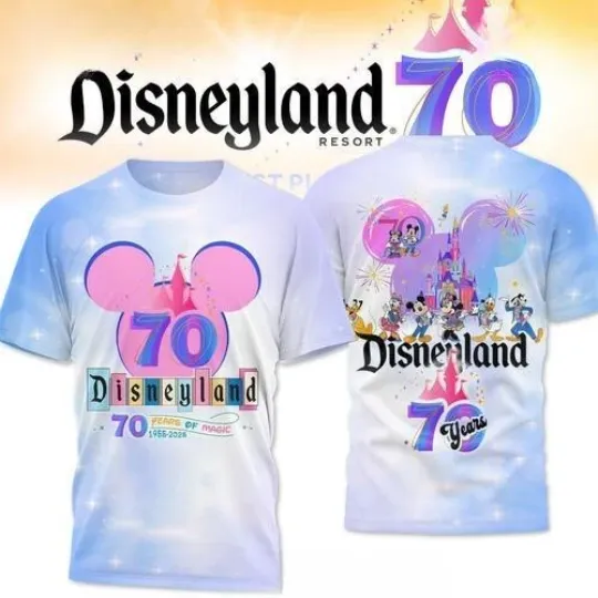 Discover Disn.ey.land 70th Anniversary Years of Magic Special T-Shirt
