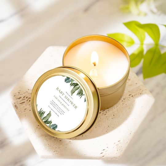 Discover Holiday Tin Candles