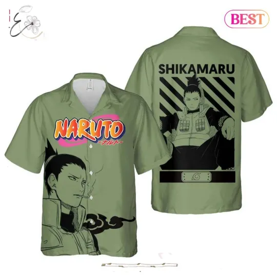 Discover Shikamaru Hawaiian Shirt Narutoo Anime Shirt for Men Women