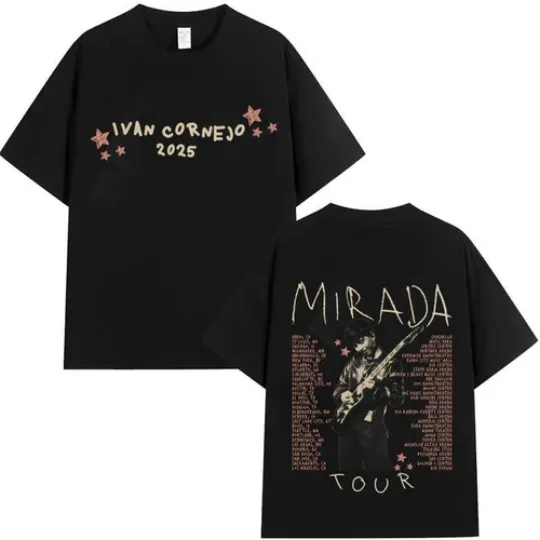 Discover Ivan Cornejo 2025 Mirada Tour T-Shirt, Mirada Tour Shirt, Concert Fan Gift Ideas
