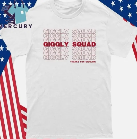 Discover Thank You For Giggling Giggly Squad Tour 2025 Shirt