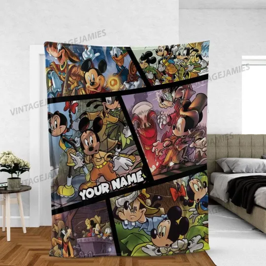 Discover Personalized Mouse Adventure Blanket, Disneyyy Mouse Blanket