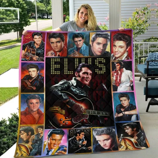 Discover Elvis Presley Blanket, King Of Rock And Roll Blanket