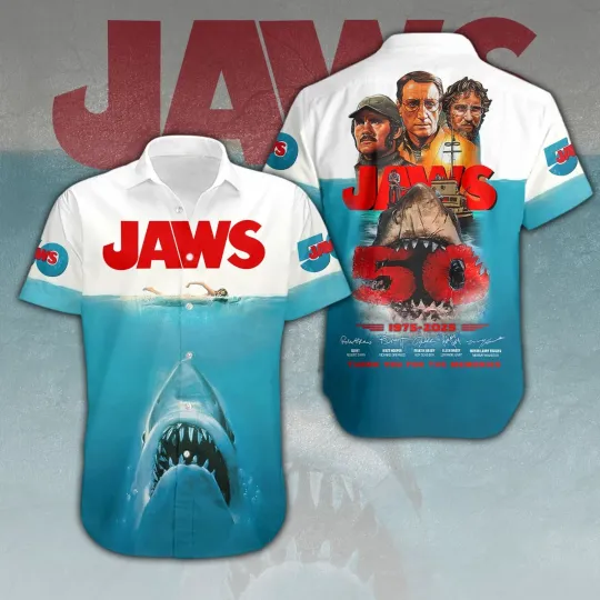Discover Jaws Hawaiian Shirt, Gift For Fans
