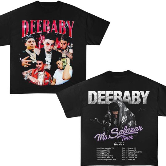 Discover DEEBABY Ms. Salazar Tour 2025 T-Shirt, Deebaby Tour Merch