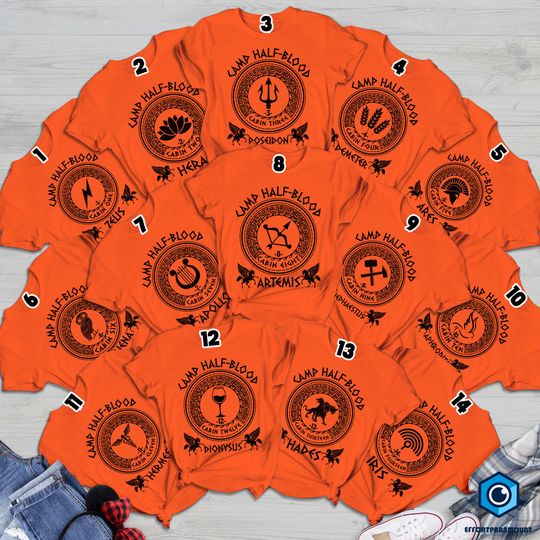 Discover Percy Jackson Camp Half Blood T-Shirt, Camp Half Blood Shirt, Camping Shirt