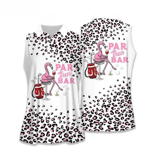 Discover Par Then Bar 05 Style Sleeveless Polo Shirt For Women