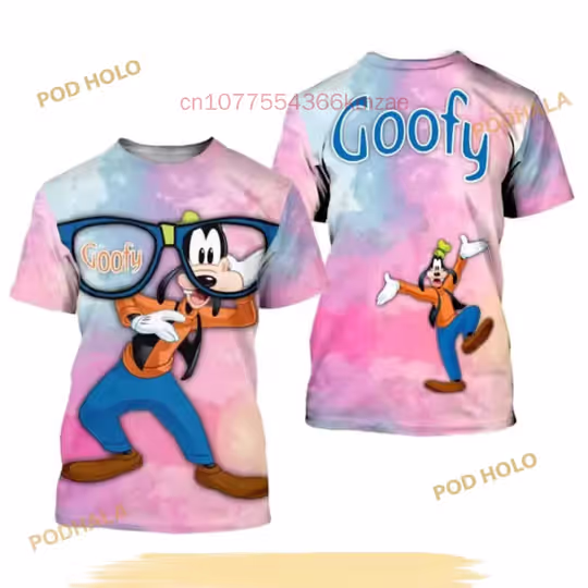 Discover 2025 Disneyyy goofyy Dog Costume Cartoon T-Shirt- Disneyyy Costume 3D Shirt