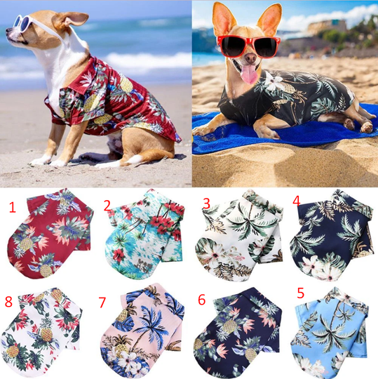 Discover Hawaiian Pet Clothes Dog T-Shirts Pet Dog Clothes Pet Shirts Pet Dog Shirts