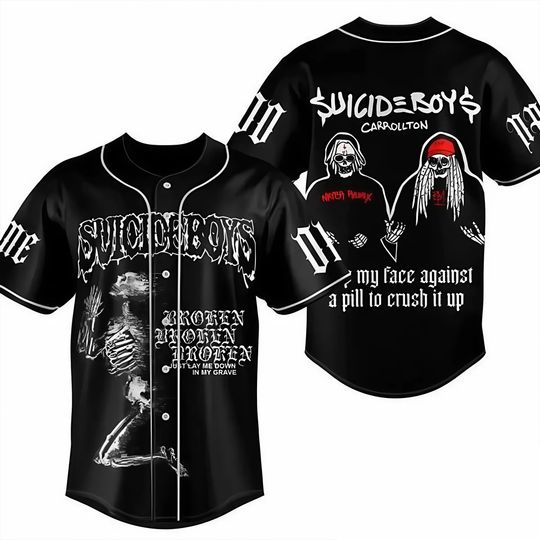 Discover Suicideboy 2023 Grey Day Tour Baseball Jersey Shirt