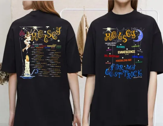 Discover Halsey For My Last Trick the Tour Dates 2025 Concert T-Shirt